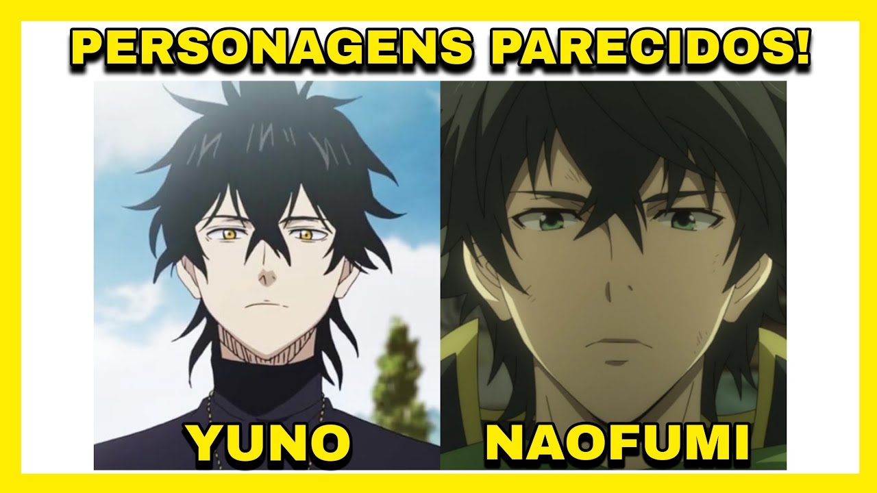 Quais são alguns personagens parecidos dos animes, mas que não são