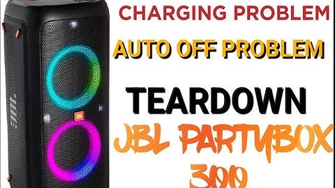 JBL Partybox 300 Charging And on/off Problem | JBL PARTYBOX 300 Teardown #jblpartybox