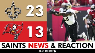 Saints Injury News On Alvin Kamara + NFC Playoff Picture After Saints WIN Over Tampa Bay Buccaneers