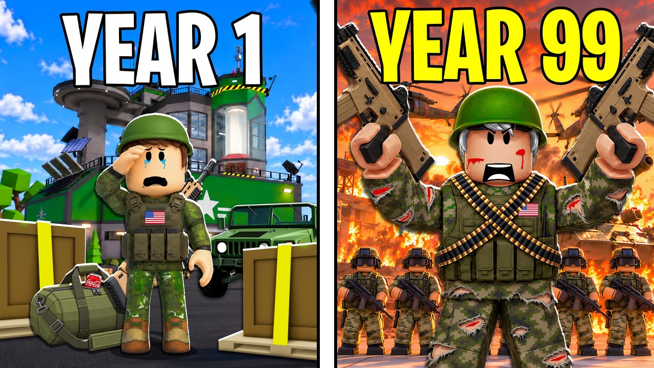 I Survive 99 YEARS in the MILITARY!! (Brookhaven RP)