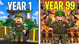I Survive 99 YEARS in the MILITARY!! (Brookhaven RP)
