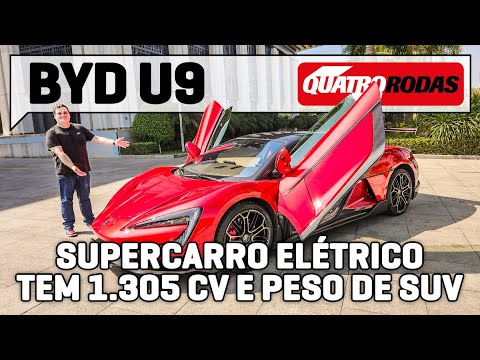 BYD Yangwang U9 é SUPERCARRO de 1.300 cv que DANÇA E PULA