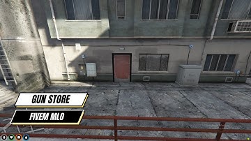 Fivem gun store mlo | Interior & map for Roleplay | FiveM mlo shop