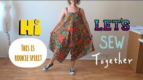 Super Comfy Jumpsuit Sewing Tutorial in 5mins