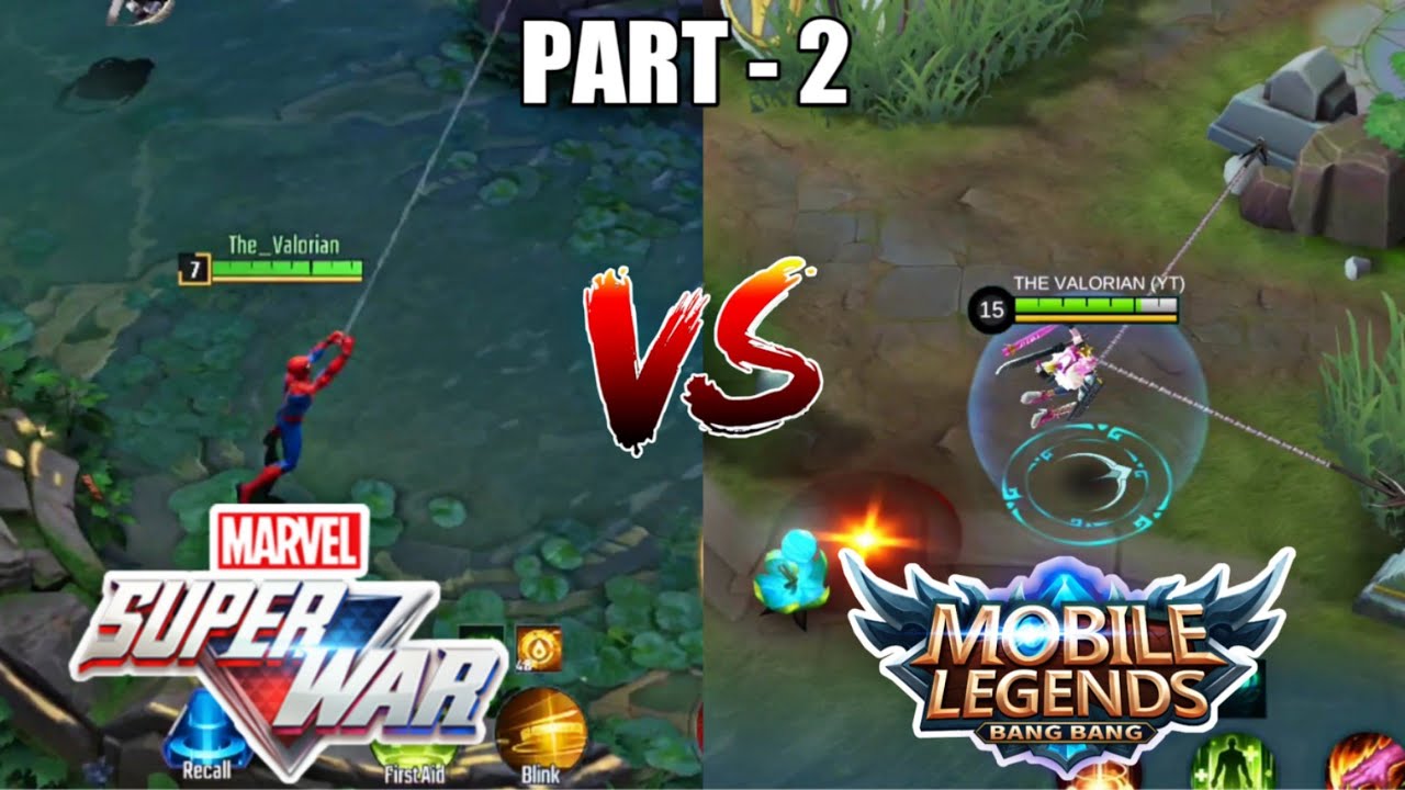 MOBILE LEGENDS VS MARVEL SUPER WAR SKILL COMPARISON PART 2