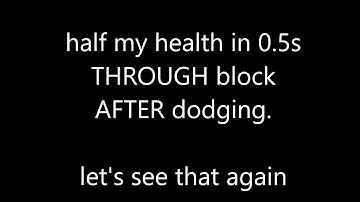 This is why unblockable attacks are bad design