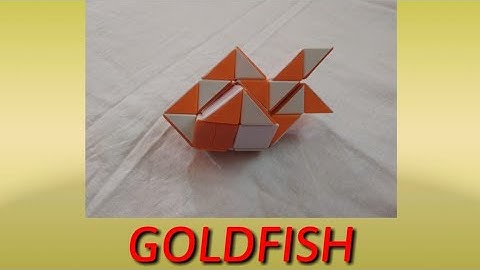 || How to make Goldfish With Snake Cube || Cubical Art