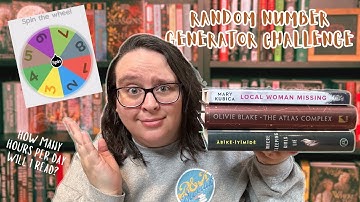 Random Number Generator Chooses How Much I Read All Week | Reading Challenge Vlog