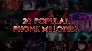 TOP 20 POPULAR PHONK MELODIES (FL STUDIO)