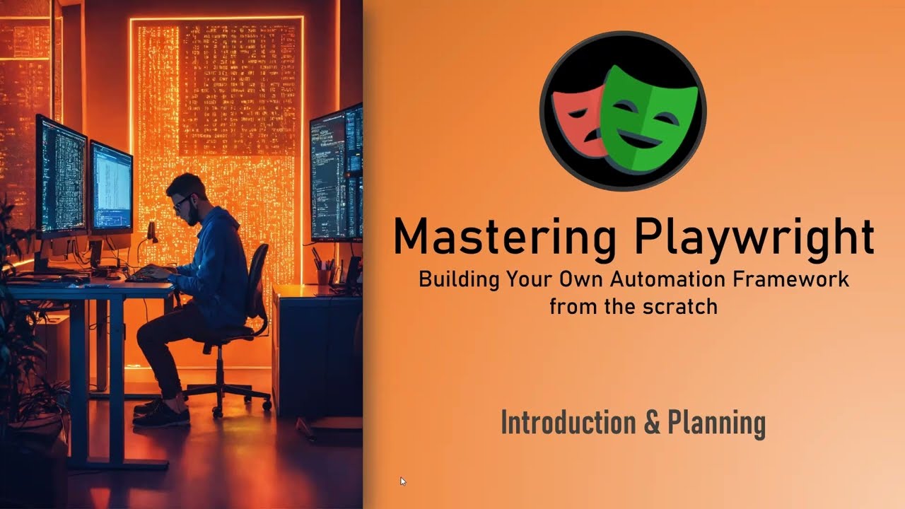 Outline Video Mastering Playwright | Build Enterprise Automation Framework from scratch | QA Automation Alchemist