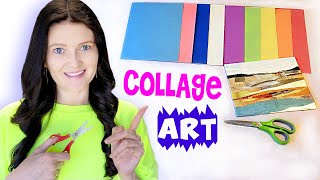 Paper Collage for Beginners 🎨 Cozy Art Vlog by Syndia