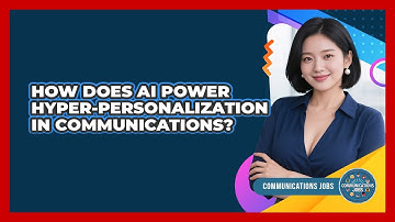 How Does AI Power Hyper-personalization In Communications? - Communications Jobs
