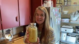 How to make homemade sauerkraut quick and easy fermenting!