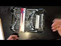 Hyper Tough 32 PIIECE Combination Wrench Set Model #40703 Metric & SAE with Stubby Sizes 12 Poiint