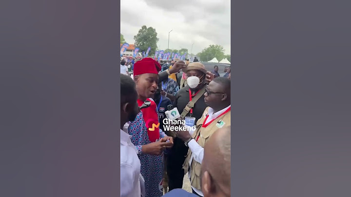 Chairman Wontumi speaks upon his arrival at the NPP Delegates' Conference