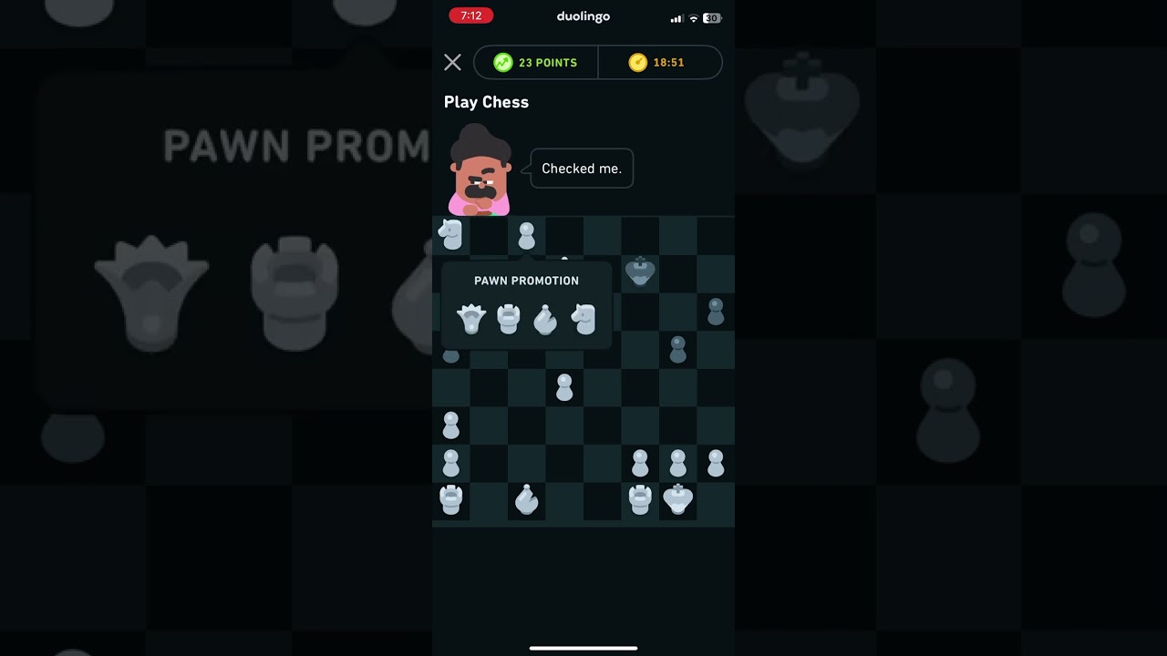 Beating Oscar Duolingo Chess