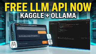 How to Get a Free LLM API Endpoint in 5 Minutes — Kaggle + Ollama + Gradio 2026
