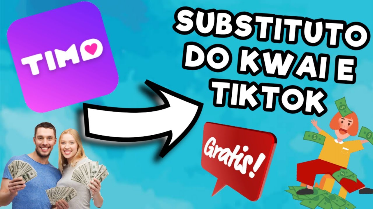 😱CORRE – NOVO SUBSTITUTO DO Kwai e TikTok | ESSE APP PAGA EM  DÓLAR DE VERDADE • Grátis🤑- App TIMO🔴👇