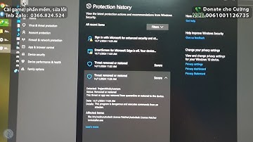 Cách khôi phục file bị Windows Defender xoá