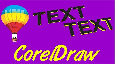 CorelDraw Tips & Tricks Extrude Tool more INFO