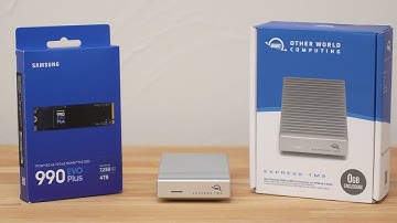 Testing the OWC Express 1M2 with Samsung 990 Evo Plus 4TB