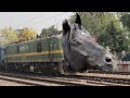Dangarous Horse Headed Indian Malgadi Wag9 Locomotive Power Station Scene #train ka