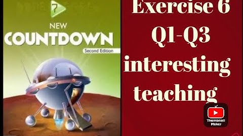 oxford || new countdown book 7 second edition || chapter 6|| Exercise 6 || Q1_Q3 || easily solved