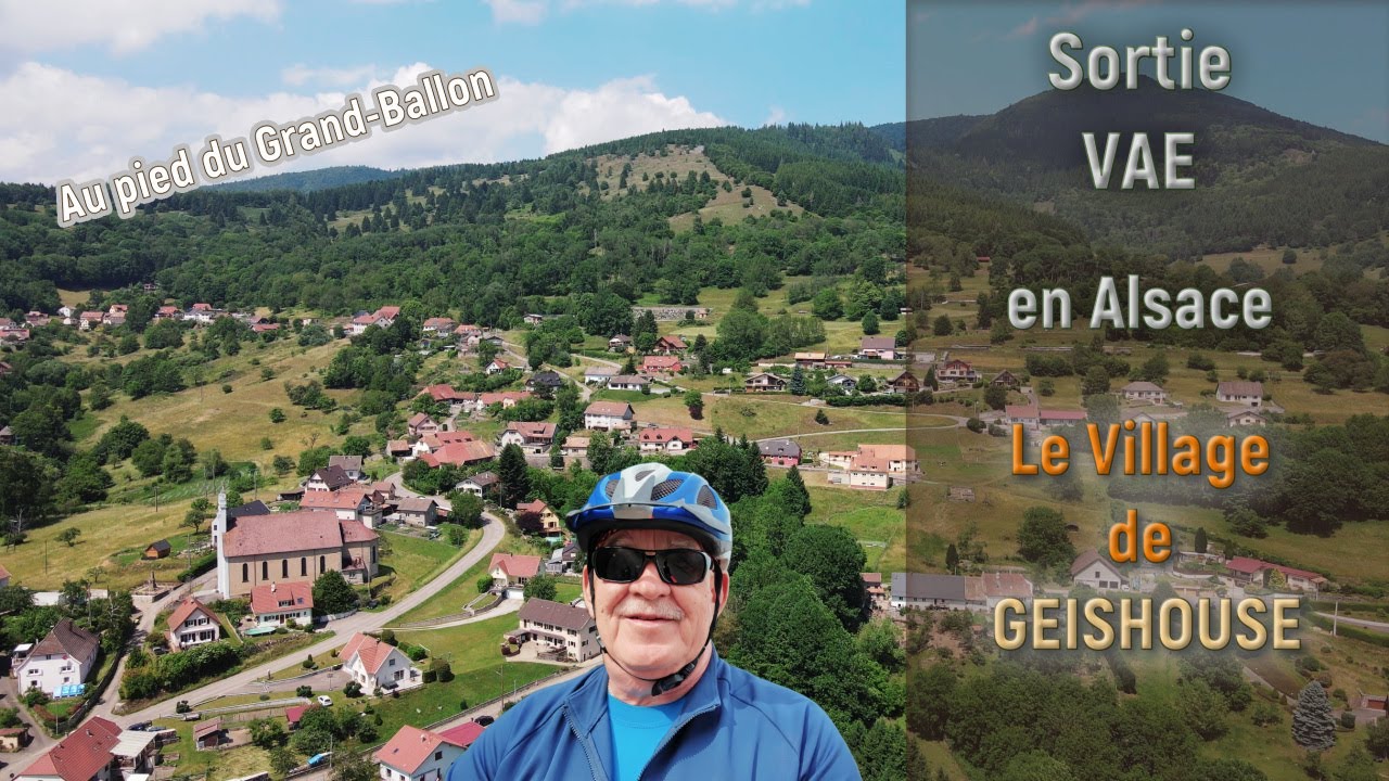 VAE en Alsace. Thann - Geishouse, au pied du plus haut sommet des Vosges.