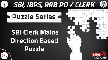 Puzzle Series | Direction Based Puzzle | SBI, IBPS, RRB | Kuldeep Mahendras | 6:30 pm