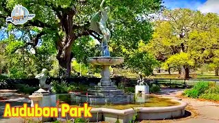 Audubon Park 4K Walk  New Orleans Tour