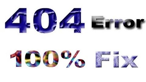 Error 404 not found - The Requested URL was Not Found on This Server (solved step by step)