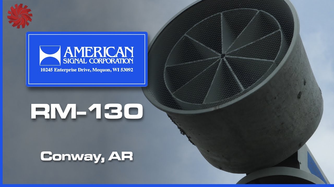 Sick ASC RM-130 | Full Alert | Conway, AR Tornado Siren Test - YouTube