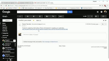 Verify email and activate user account in PHP and MySQL part5