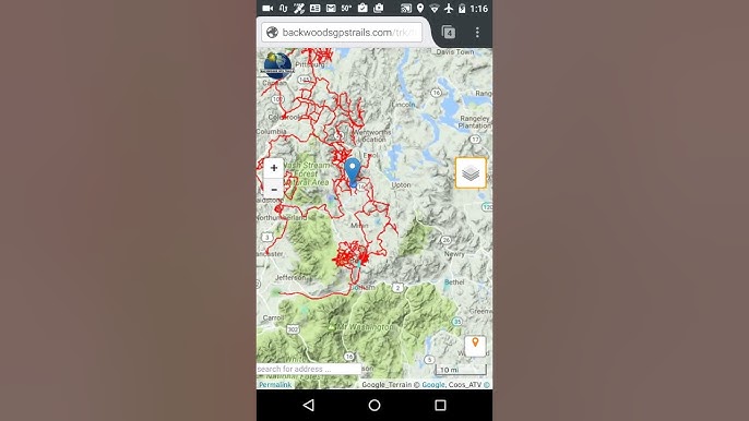 Using a Routing Snowmobile Trail Map - Backwoods GPS Trails