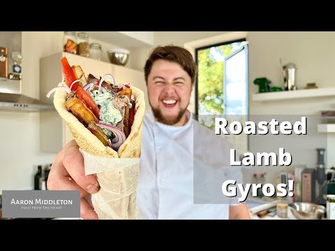 How to make Roasted Lamb Gyros / My Favourite Kebab Shop Treat