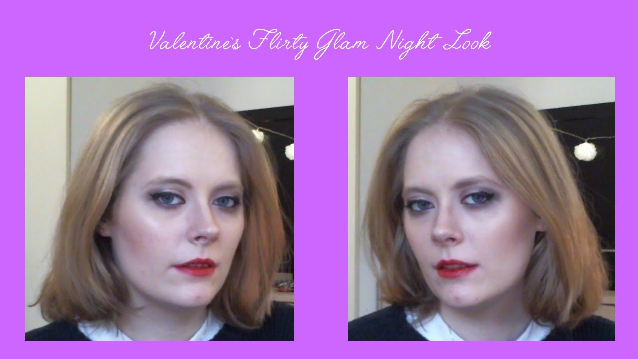 Valentine's Flirty Glam Night Look