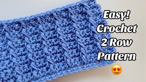 CROCHET PATTERN-  FRONT POST RIB PATTERN - Easy Step by step Tutorial for Blankets & More US TERMS
