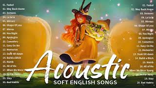 Top English Acoustic Love Songs Playlist 2023 | Soft Acoustic Cover Of Popular Love Songs