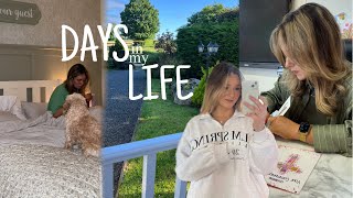 school days, more renovations & packing for a girls trip  // day in the life