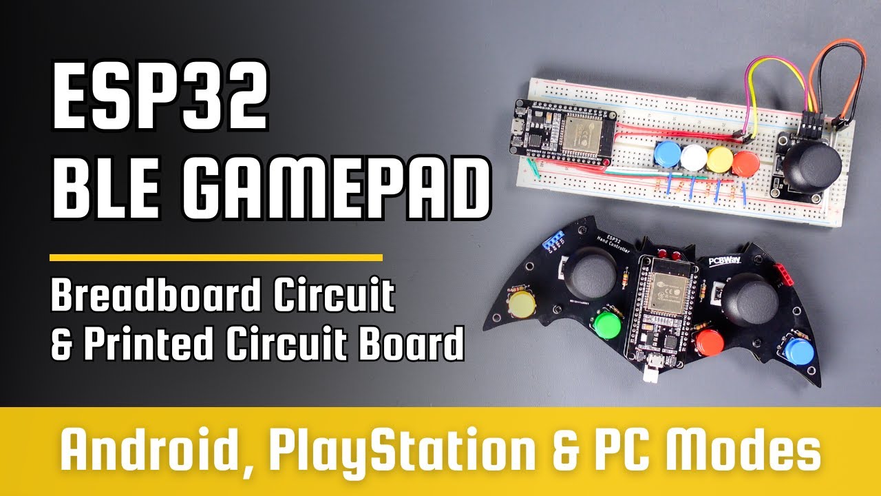 DIY Bluetooth GamePad for PlayStation and - YouTube
