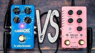 TC ELECTRONIC Flashback 2 VS MOOER Delay D7 X2 // Comparison [NO TALK / ONLY TONES]