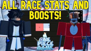 AOPG] ALL RACES SHOWCASE + HOW TO A GET RACE + THE BEST RACE! A ONE PIECE  GAME