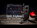 How To Edit 360 footage in FCPX | YouTube 360 Video Tutorial