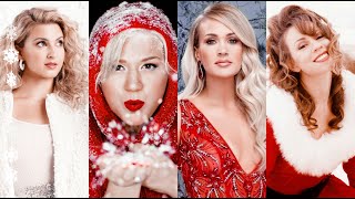 Christmas Album Belting Battle | Feat. Tori Kelly, Kelly Clarkson, Carrie Underwood &amp; Mariah Carey