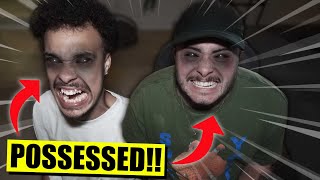 I HAD TO PERFORM AN EXORCISM ON MY FRIENDS AT 3 AM!! (THEY ARE POSSESSED!)