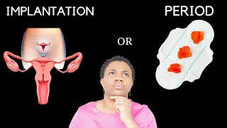 IMPLANTATION BLEED VS PERIOD | THIS IS HOW TO TELL THE DIFFERENCE