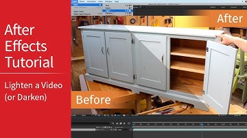 After Effects Tutorial - Brighten a Video