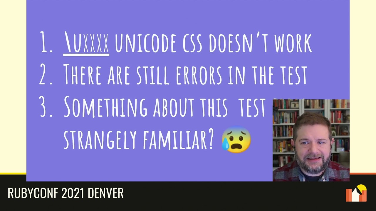 RubyConf 2021 - Whimsy: Put That Test Down! You don't know where it's been by Michael Dalessio