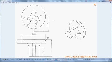 catia v5 tutorial beginner 3 sketch shaft pocket