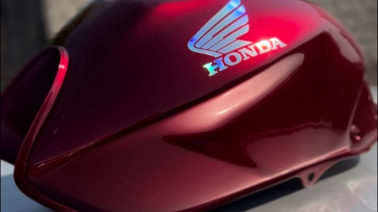 Vídeo Novo : Pintura com Vermelho Candy e adesivo holográfico 